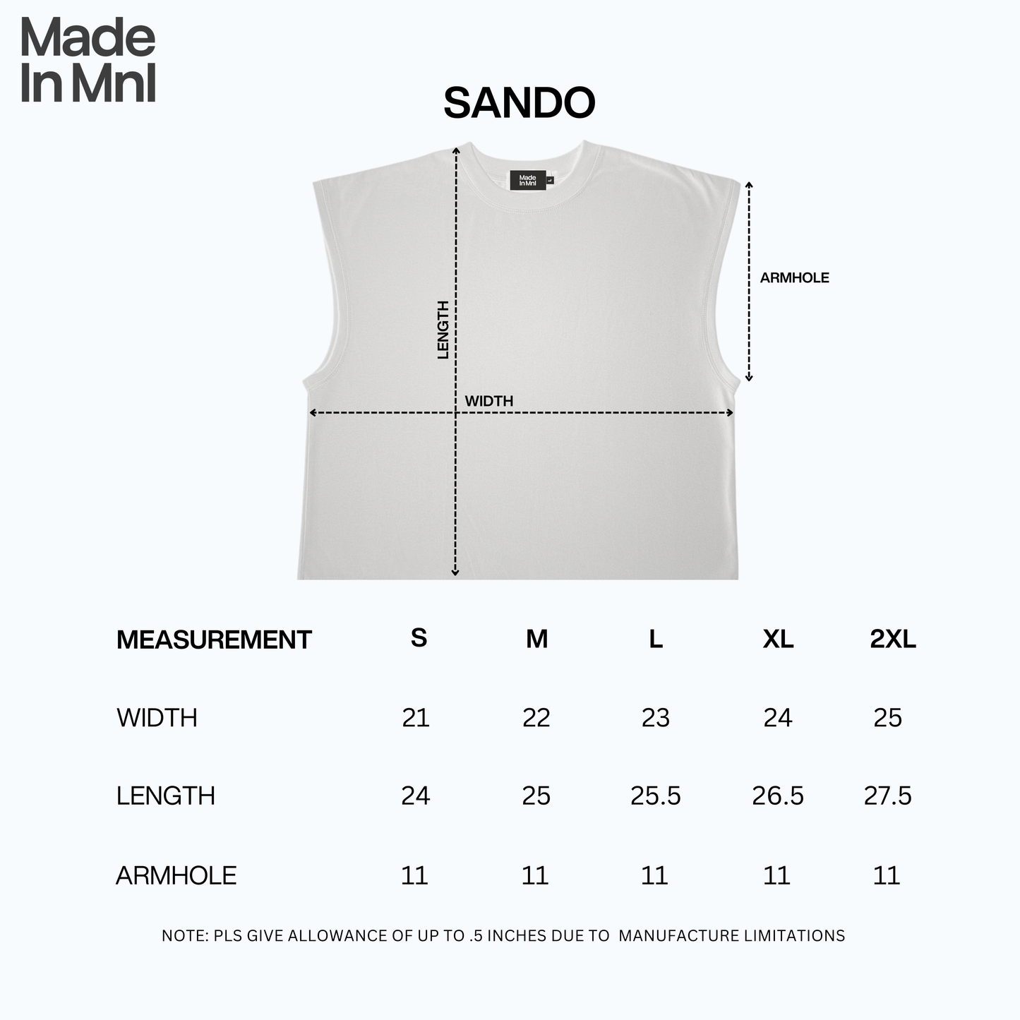 Premium Boxy Crop Sando