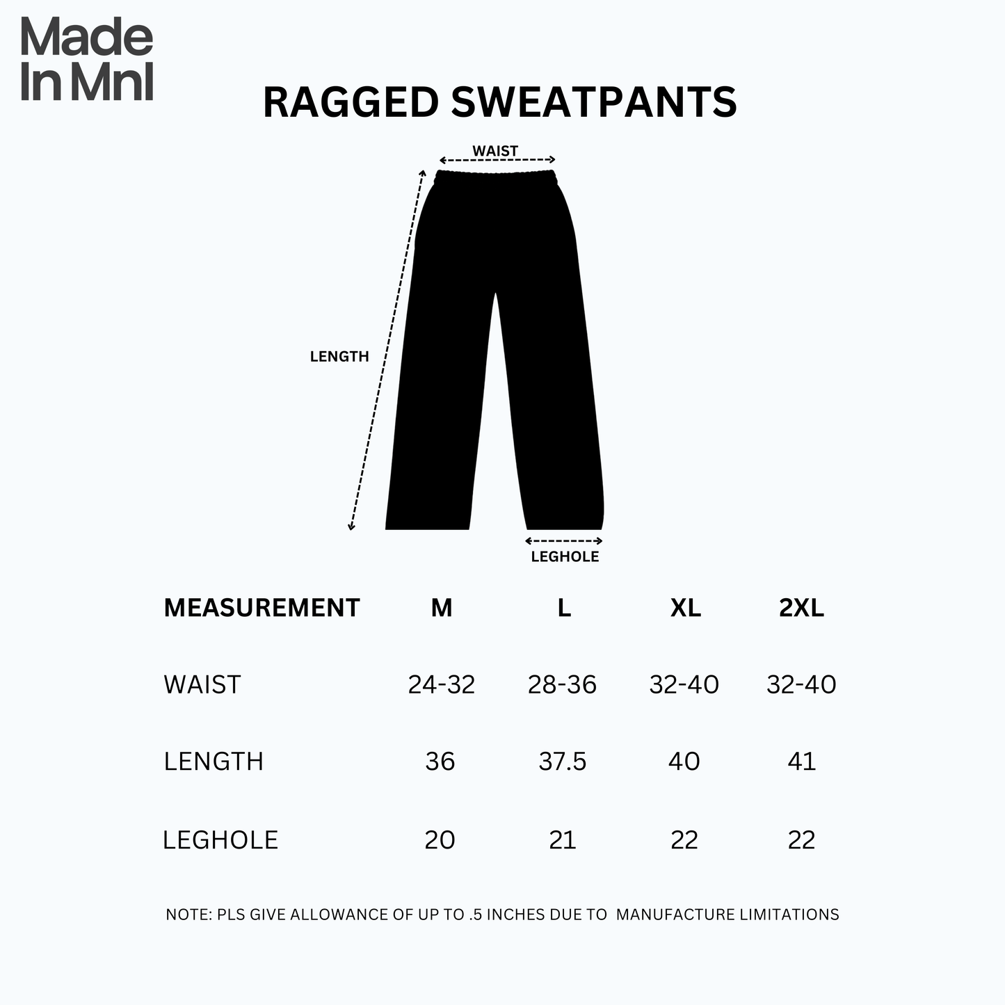 Baggy Ragged Sweatpants (Raw Hem)