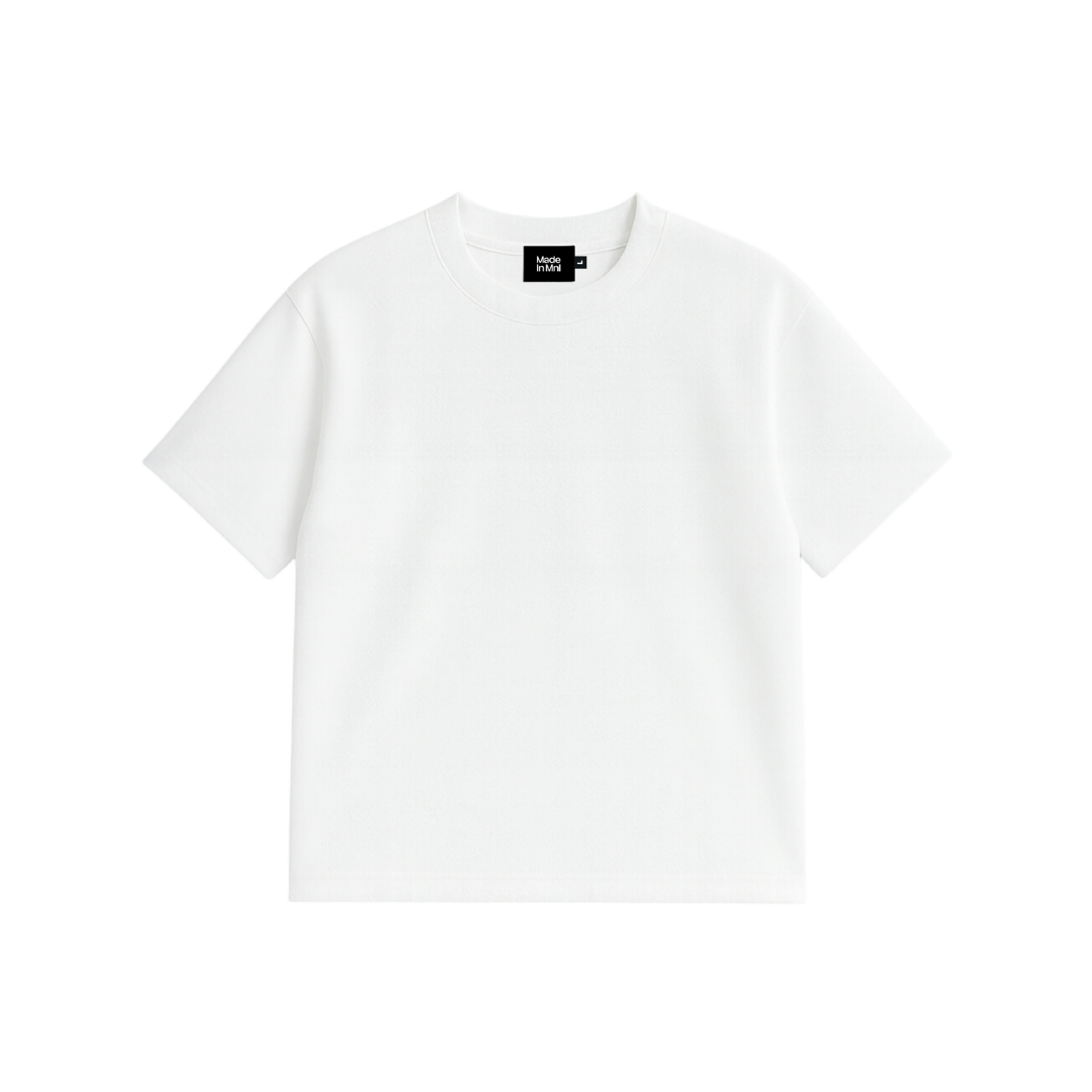 Boxy Cropped Shirt (Plain)
