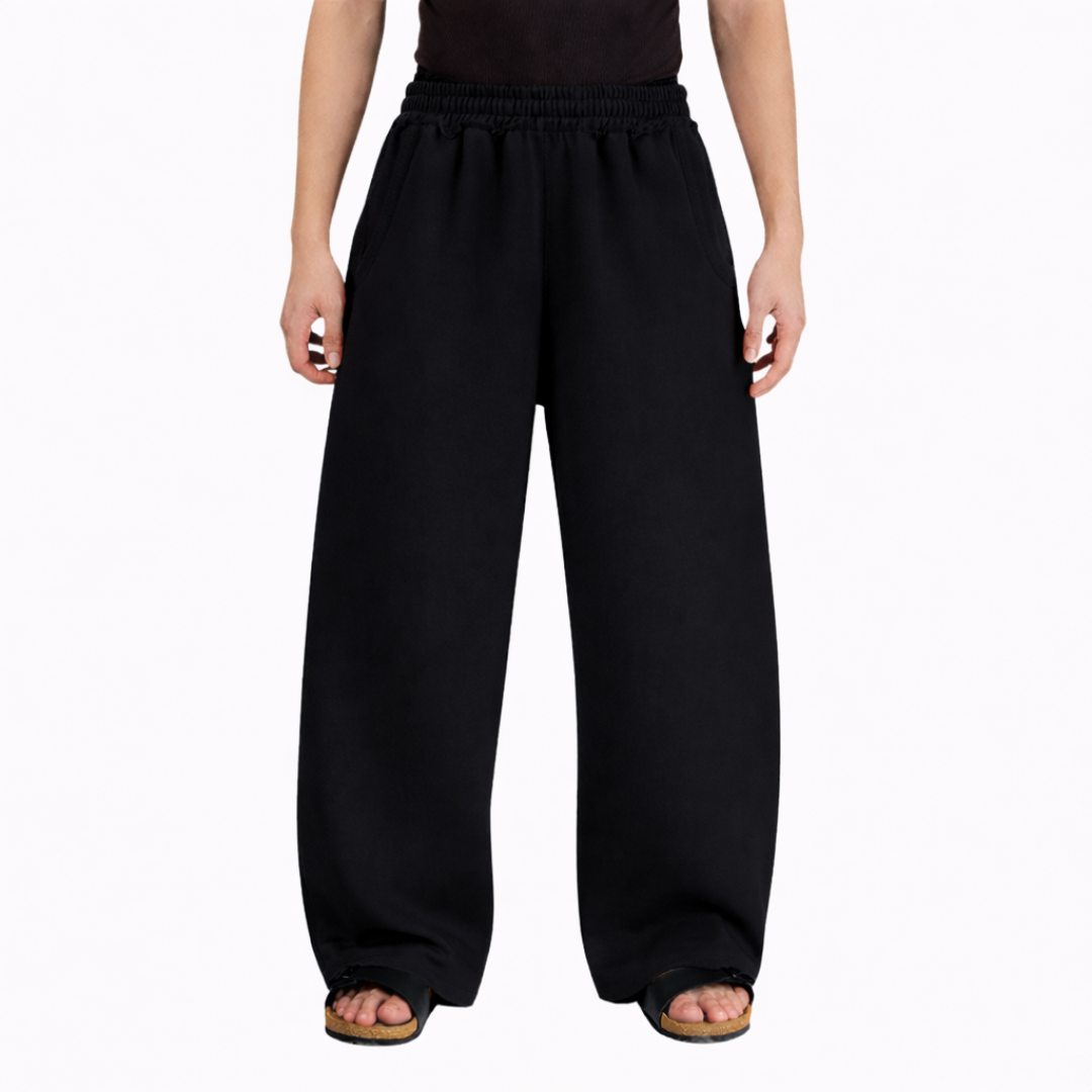 Baggy Ragged Sweatpants (Raw Hem)