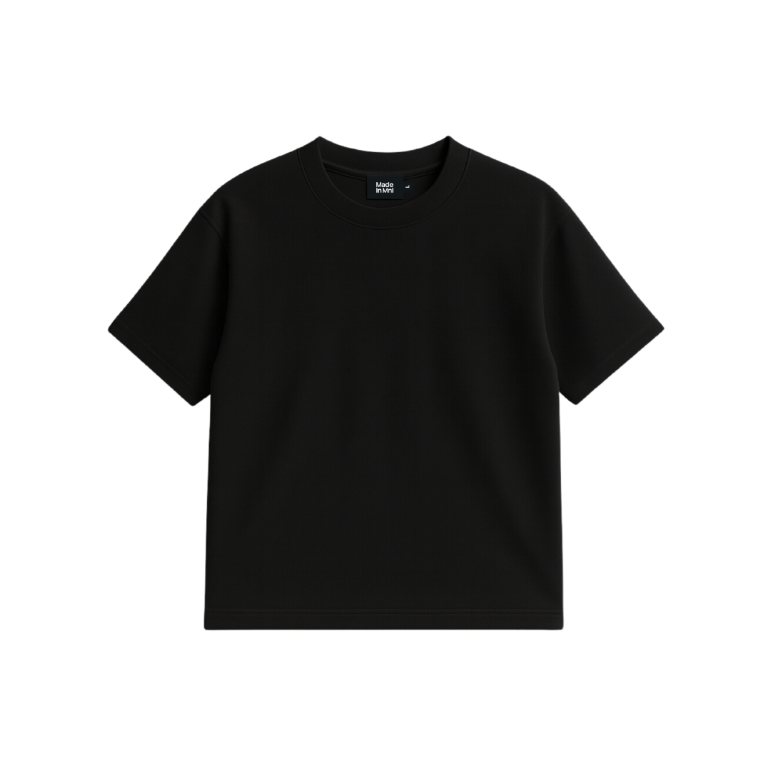 Boxy Cropped Shirt (Plain)