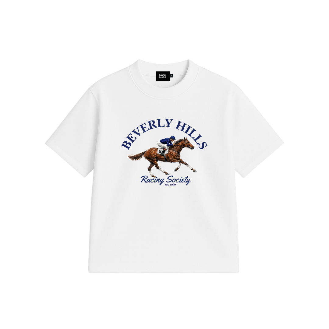 Sports Edition Graphic Boxy Cropped Shirt