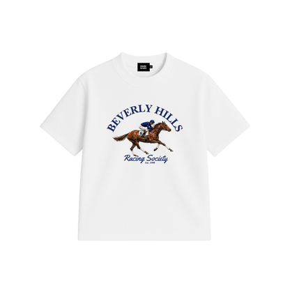 Sports Edition Graphic Boxy Cropped Shirt