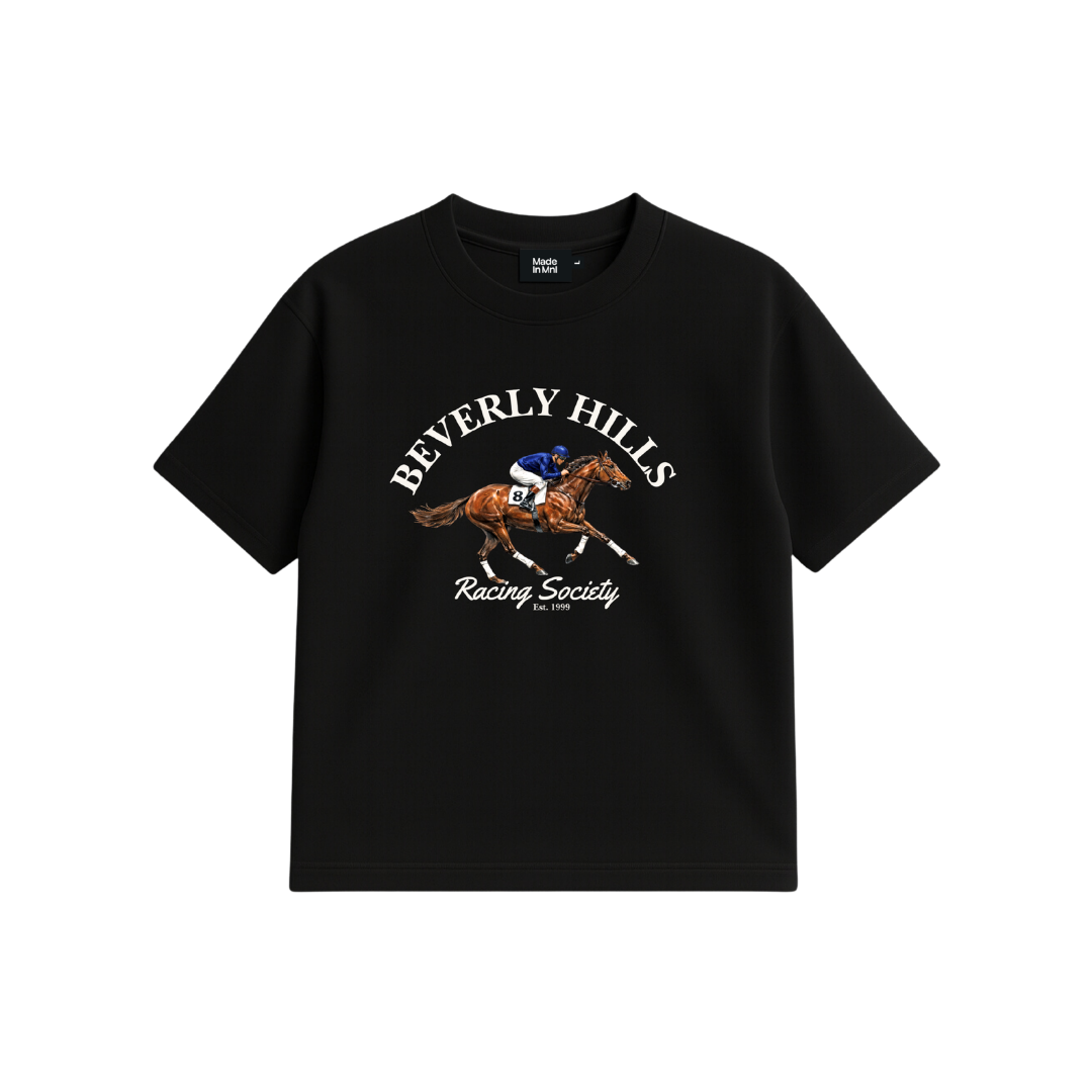 Sports Edition Graphic Boxy Cropped Shirt