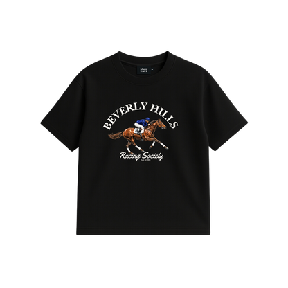 Sports Edition Graphic Boxy Cropped Shirt