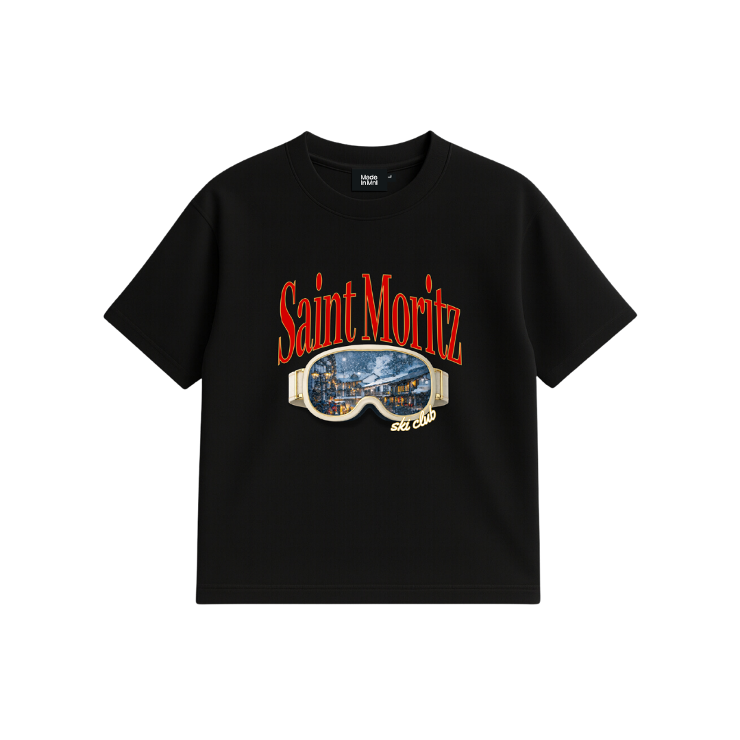 Sports Edition Graphic Boxy Cropped Shirt