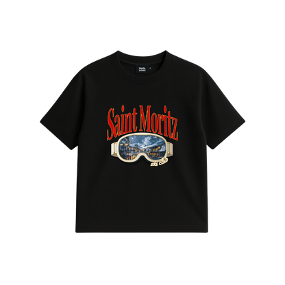 Sports Edition Graphic Boxy Cropped Shirt