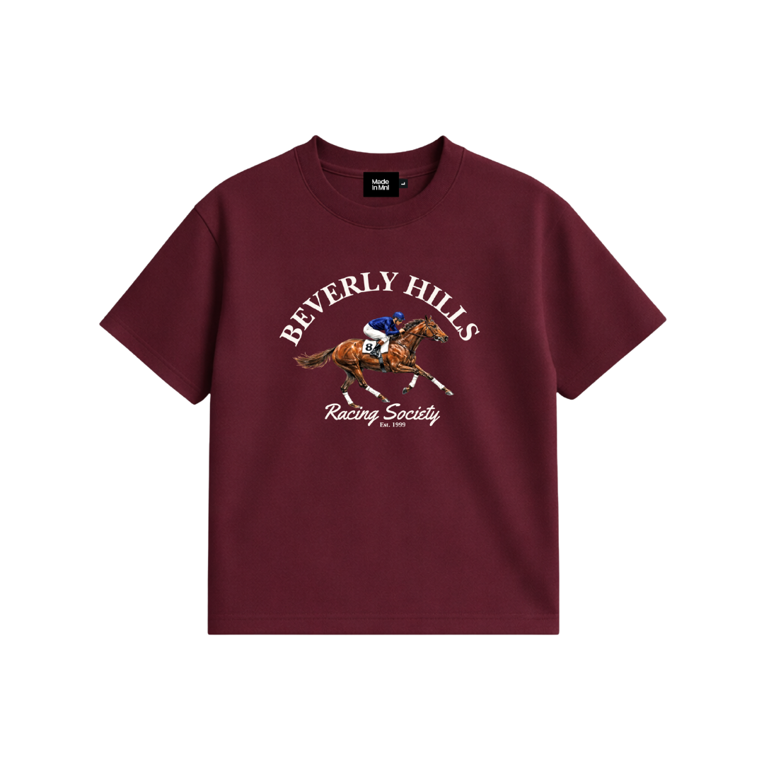 Sports Edition Graphic Boxy Cropped Shirt
