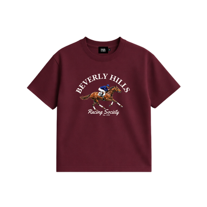 Sports Edition Graphic Boxy Cropped Shirt