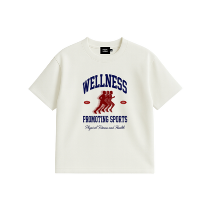 Sports Edition Graphic Boxy Cropped Shirt