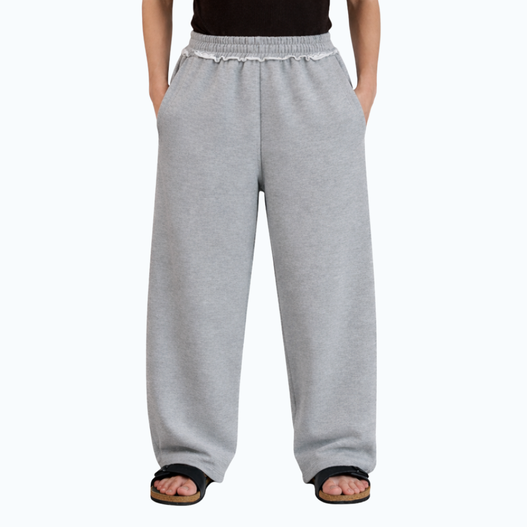 Baggy Ragged Sweatpants (Raw Hem)