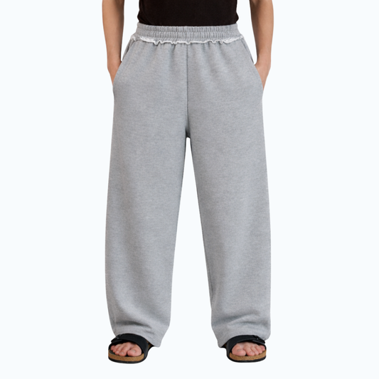 Baggy Ragged Sweatpants (Raw Hem)