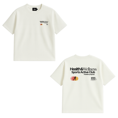 Sports Edition Graphic Boxy Cropped Shirt