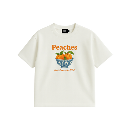Douche Vie Edition Graphic Boxy Cropped Shirt