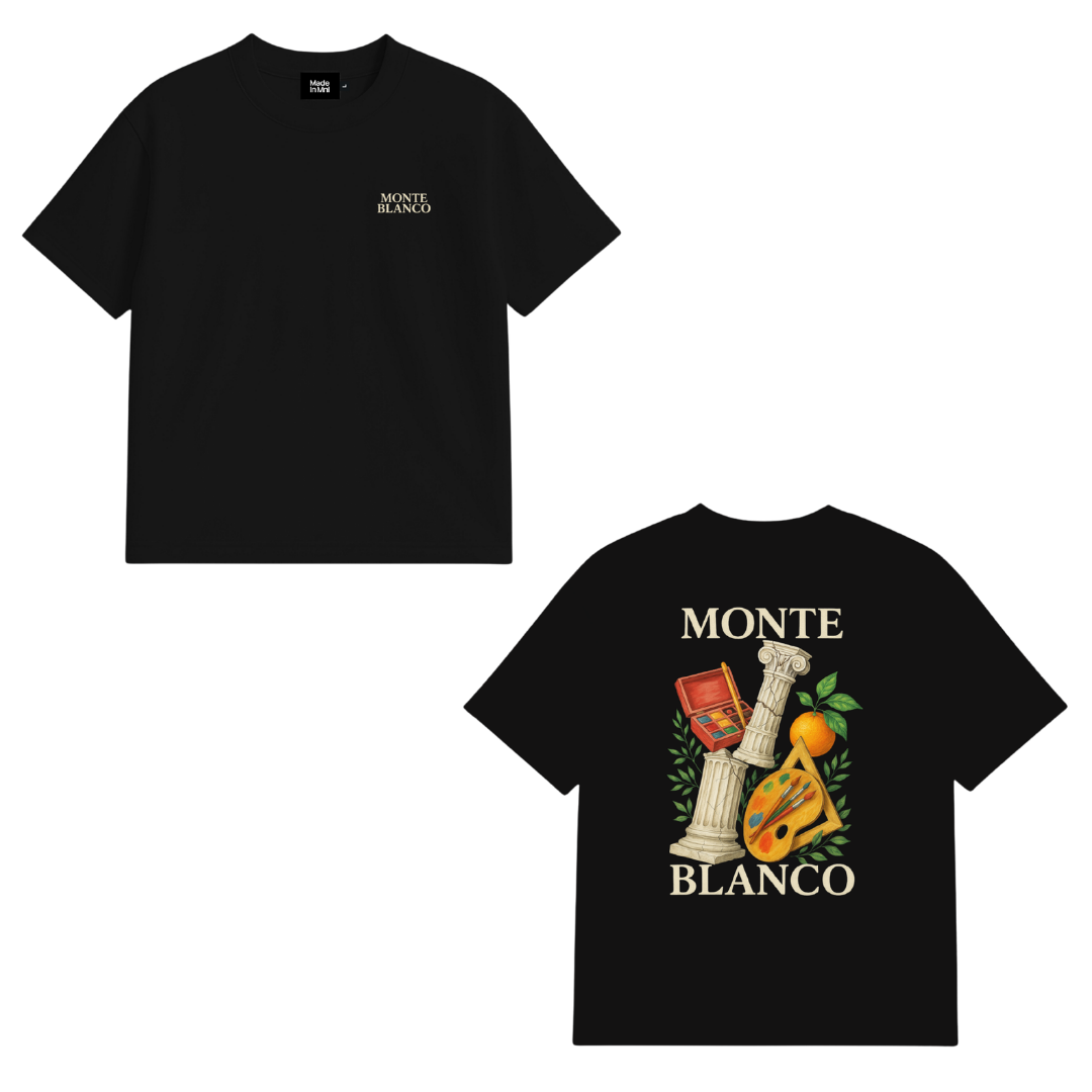 Douche Vie Edition Graphic Boxy Cropped Shirt