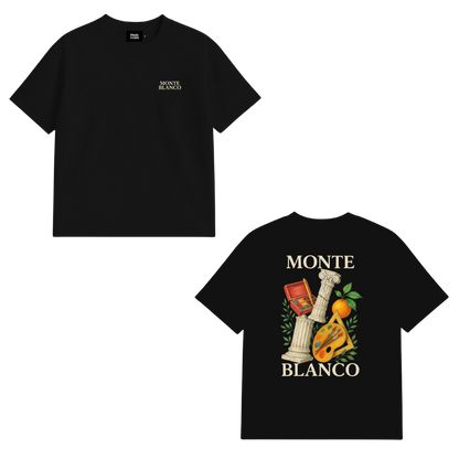 Douche Vie Edition Graphic Boxy Cropped Shirt