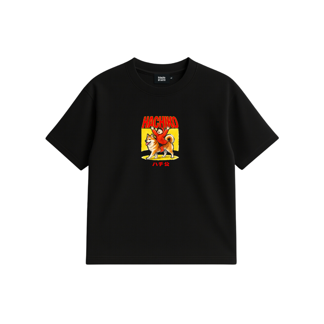 Japanese Graphic Shirt Edition Boxy Cropped Shirt