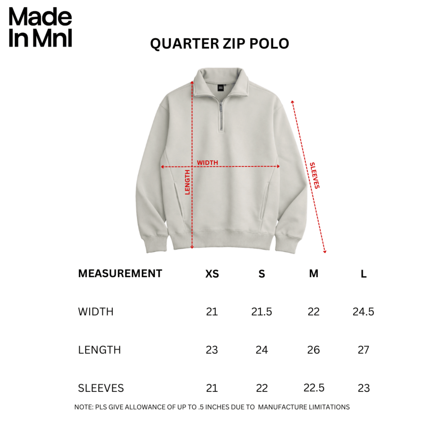 Quarter Zip Polo