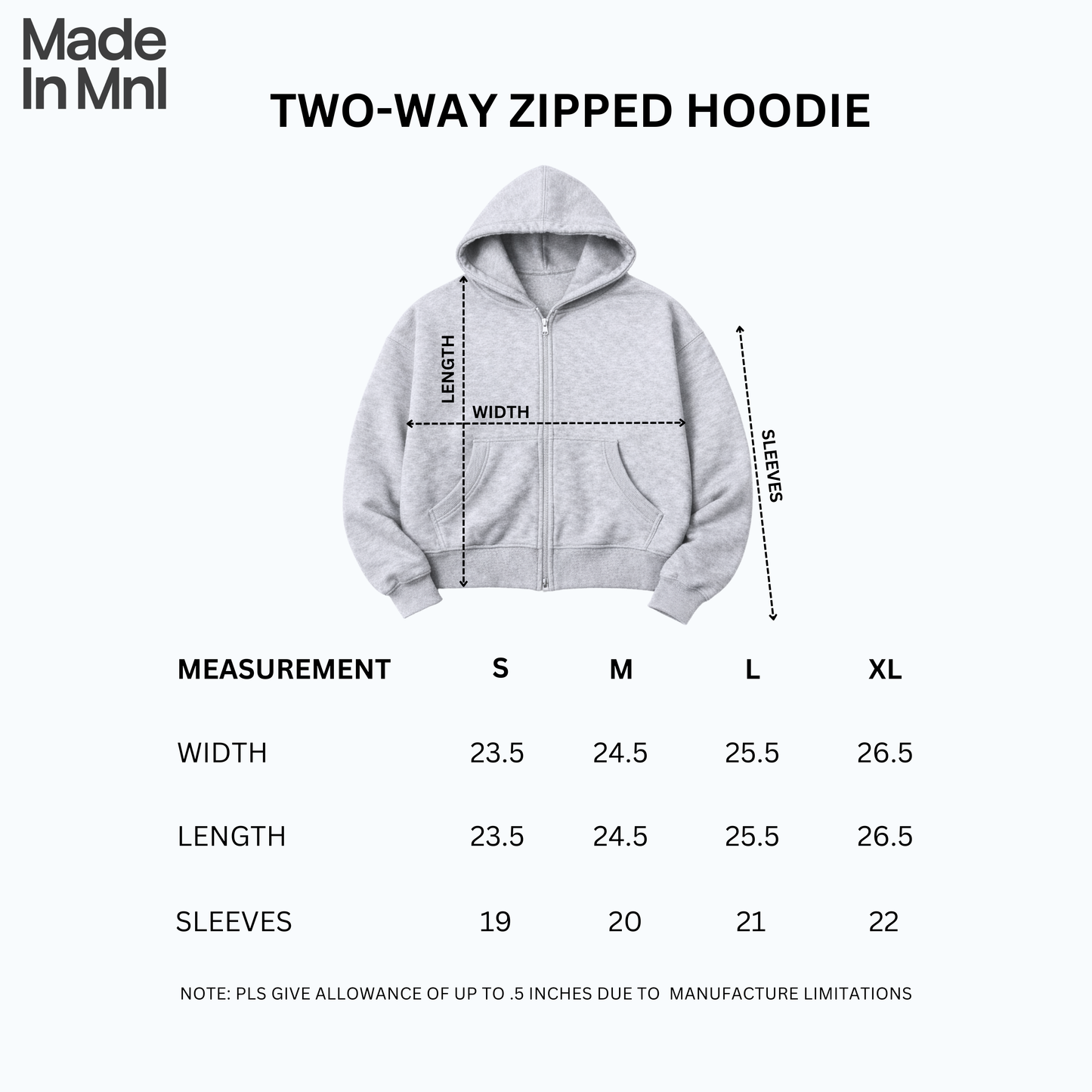 Two-Way Zip-Up Boxy Cropped Hoodie