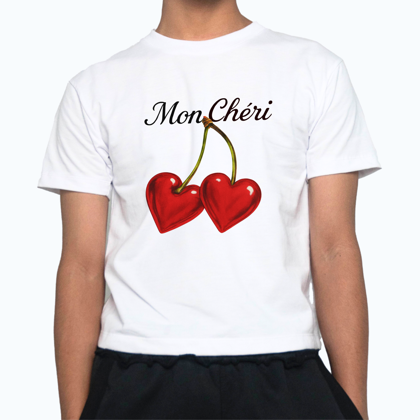 Graphic Slim-Fit Cropped Tees