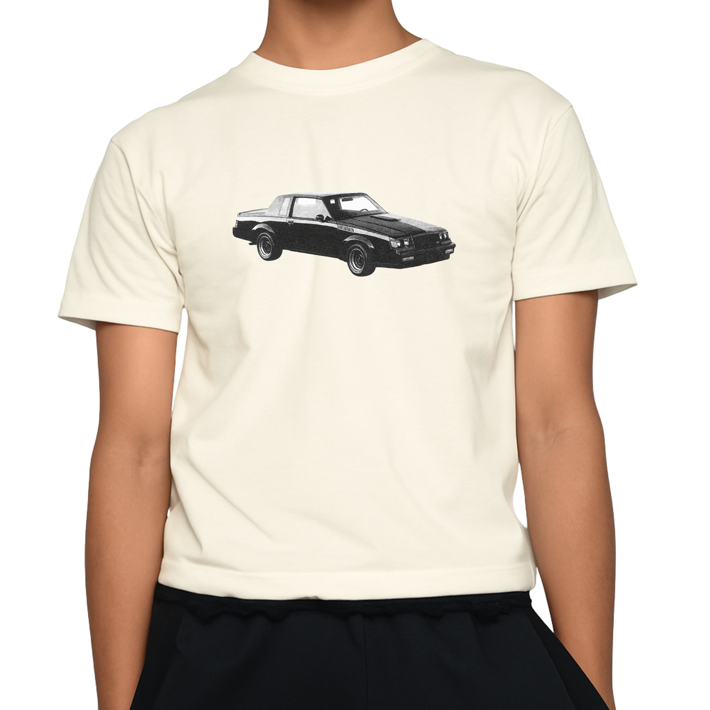 Graphic Slim-Fit Cropped Tees