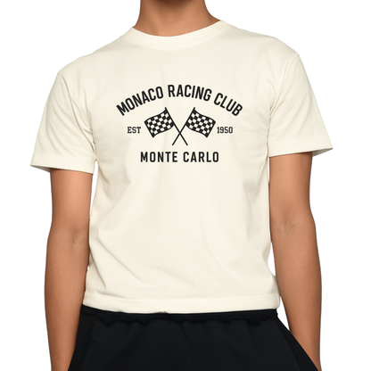 Graphic Slim-Fit Cropped Tees