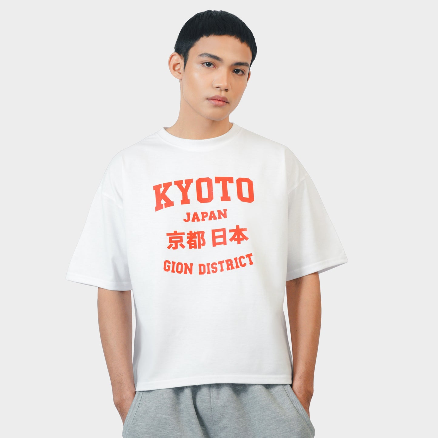 Japanese Graphic Shirt Edition Boxy Cropped Shirt