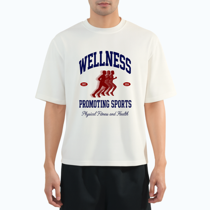 Sports Edition Graphic Boxy Cropped Shirt