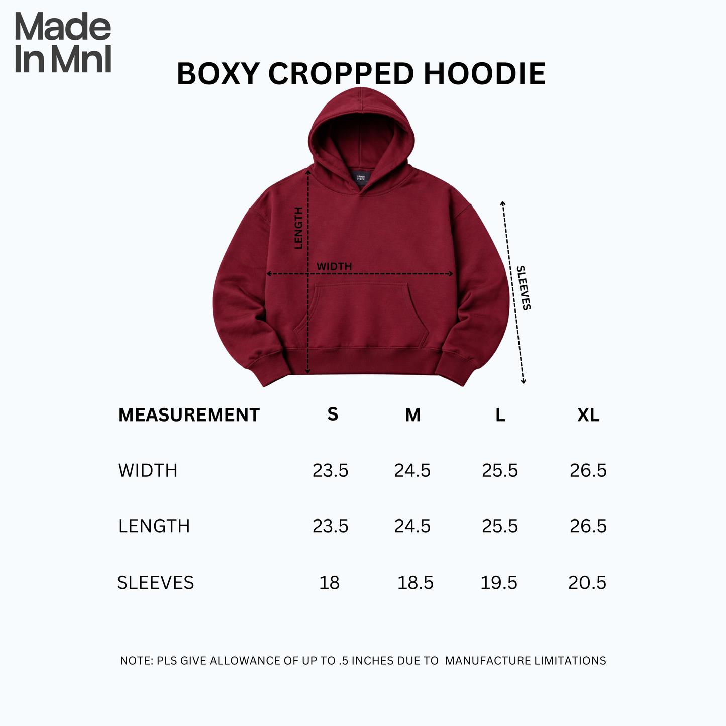 Boxy Crop Hoodie