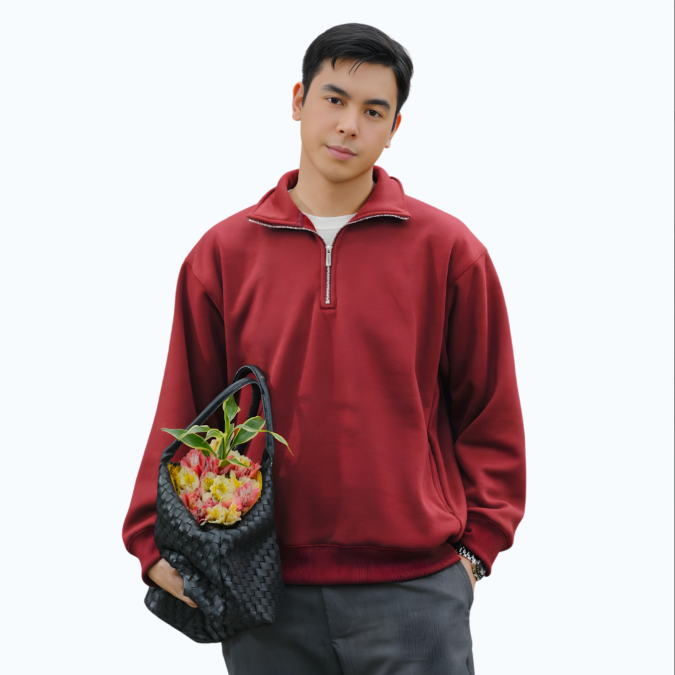Quarter Zip Polo